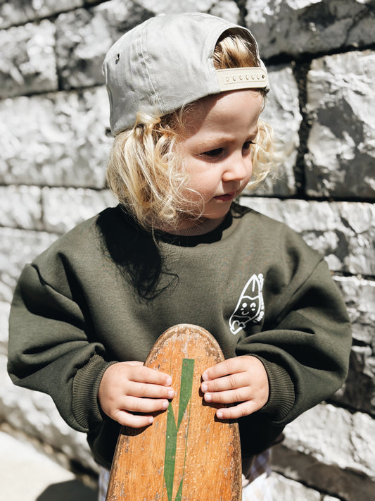 Sweat "Surfers paradise" À Personnaliser - Vert Foncé