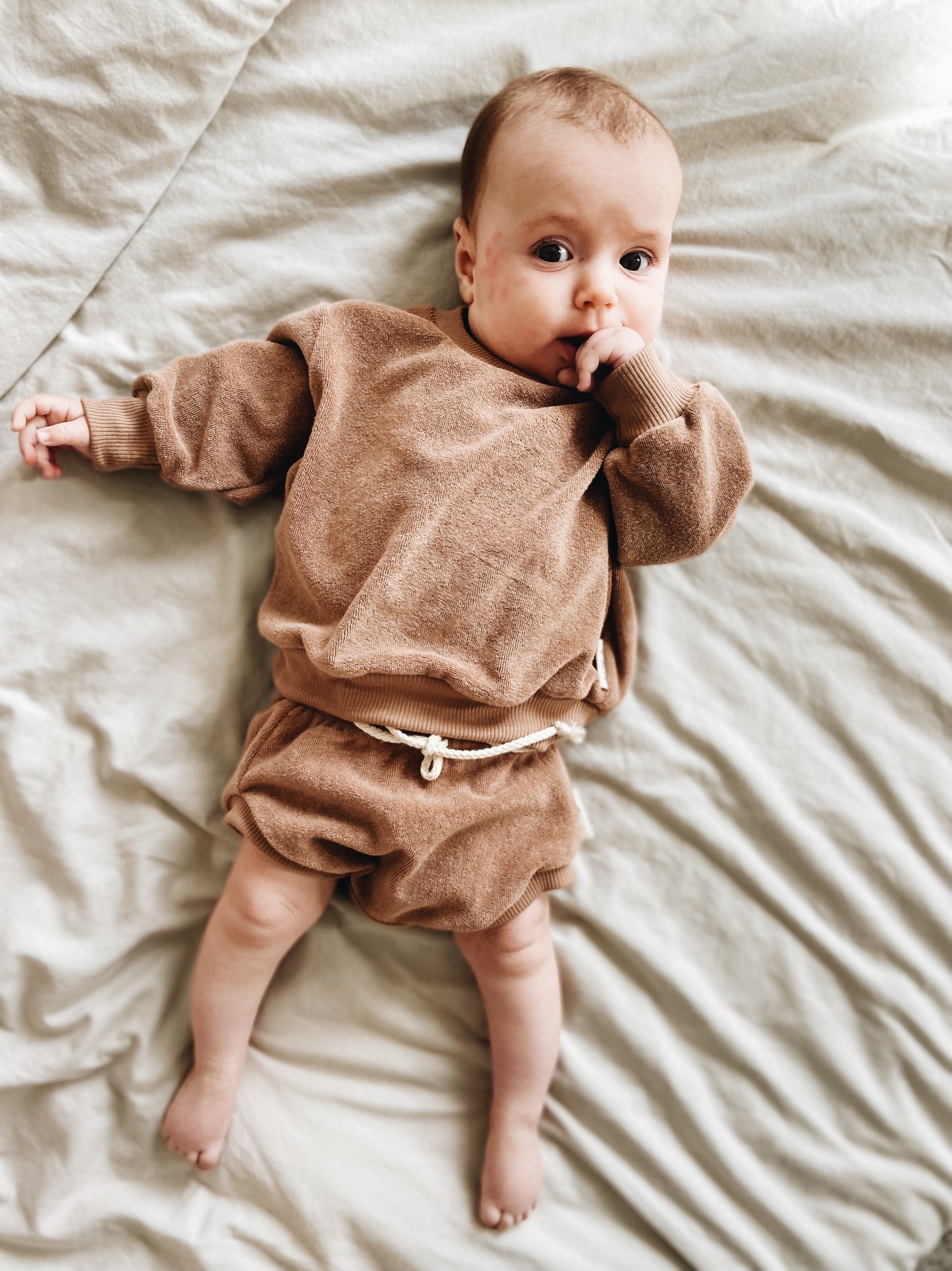 Camel Terry Shorts