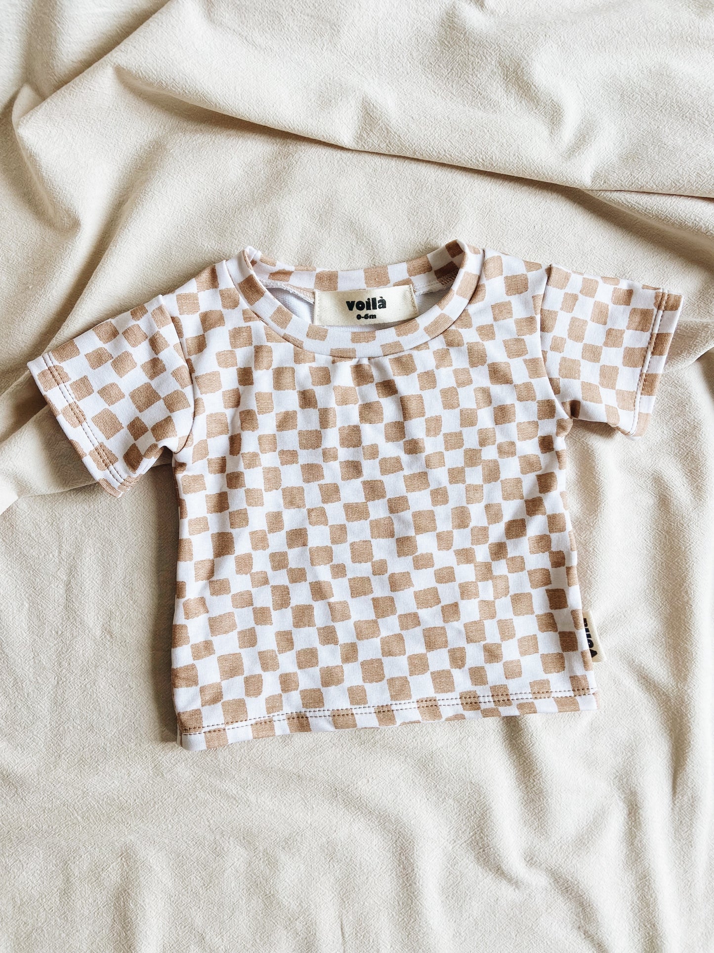 Haut Damier Coton bio