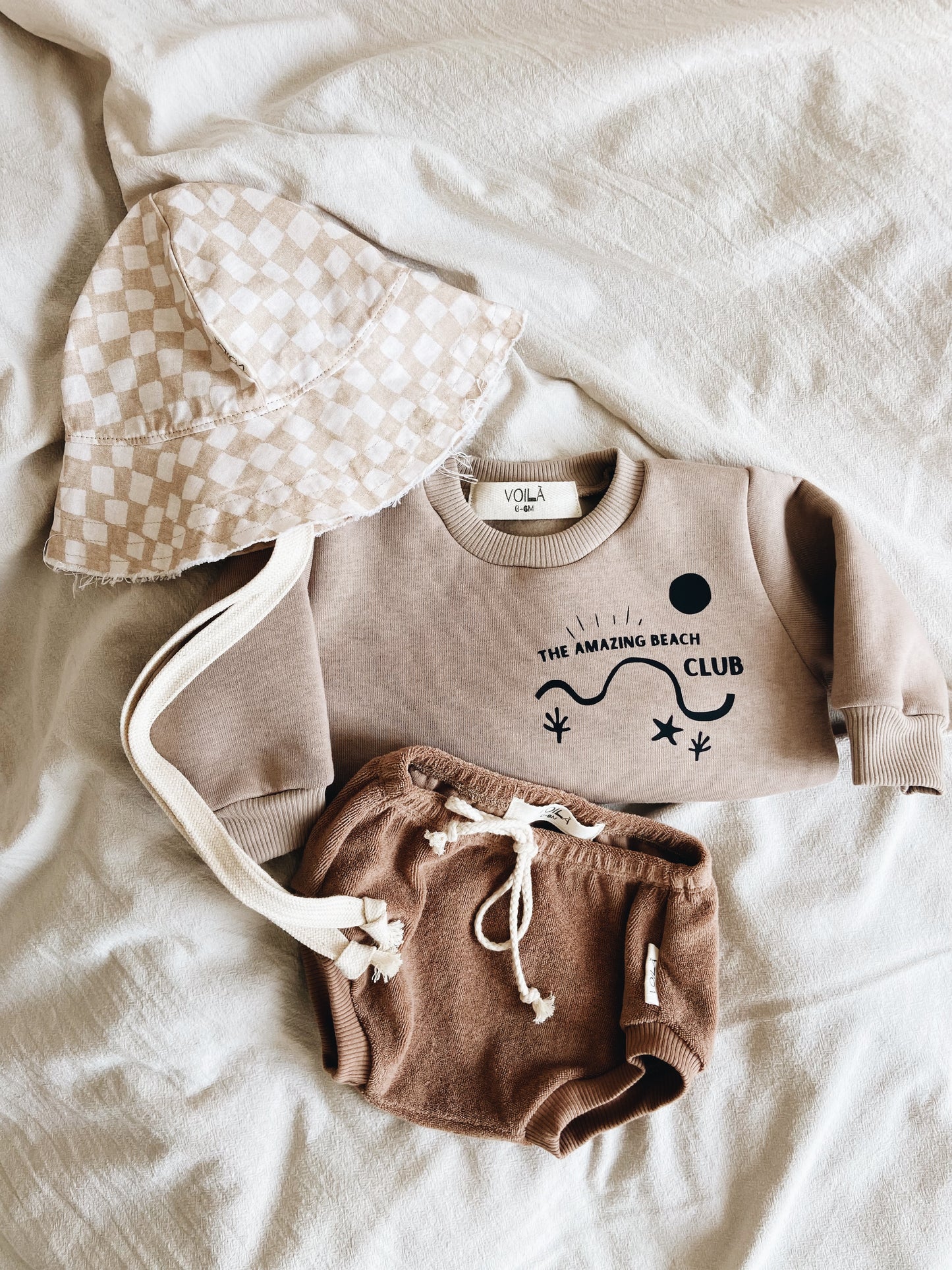 Sweat Beige "The amazing beach club"