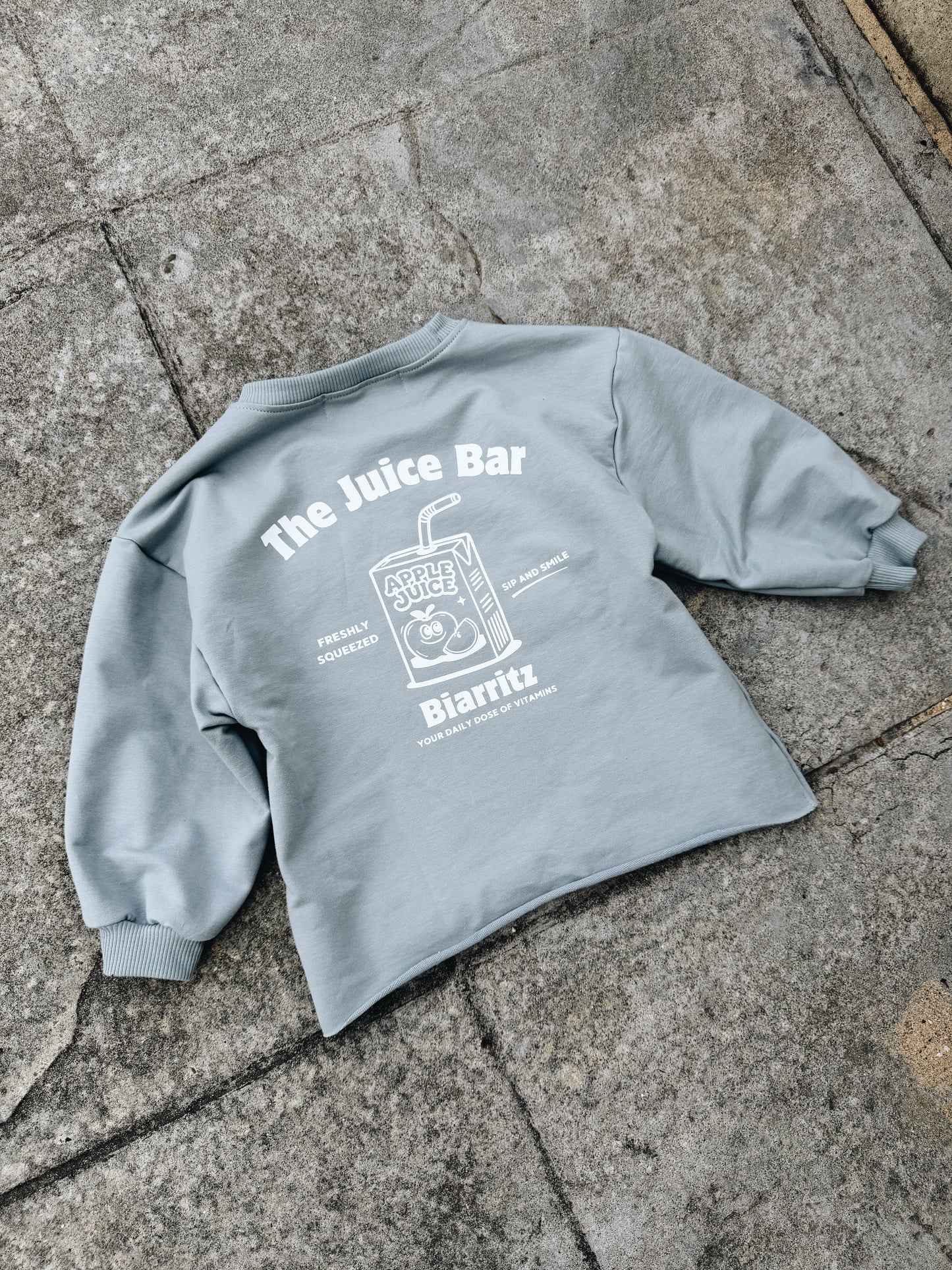 Sweat Léger "The Juice Bar" - Bleu Glacier
