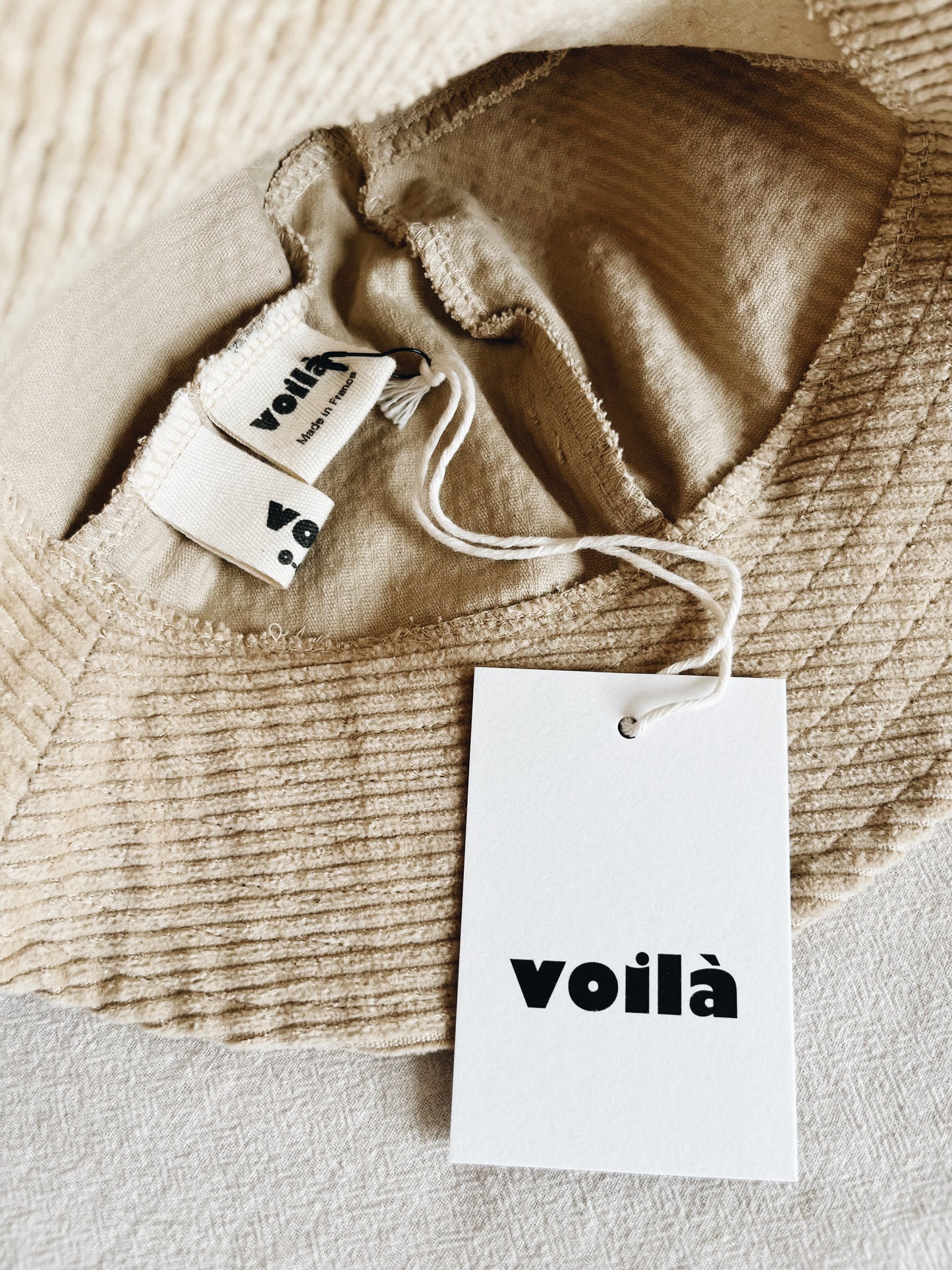 Chapeau Velours Côtelé