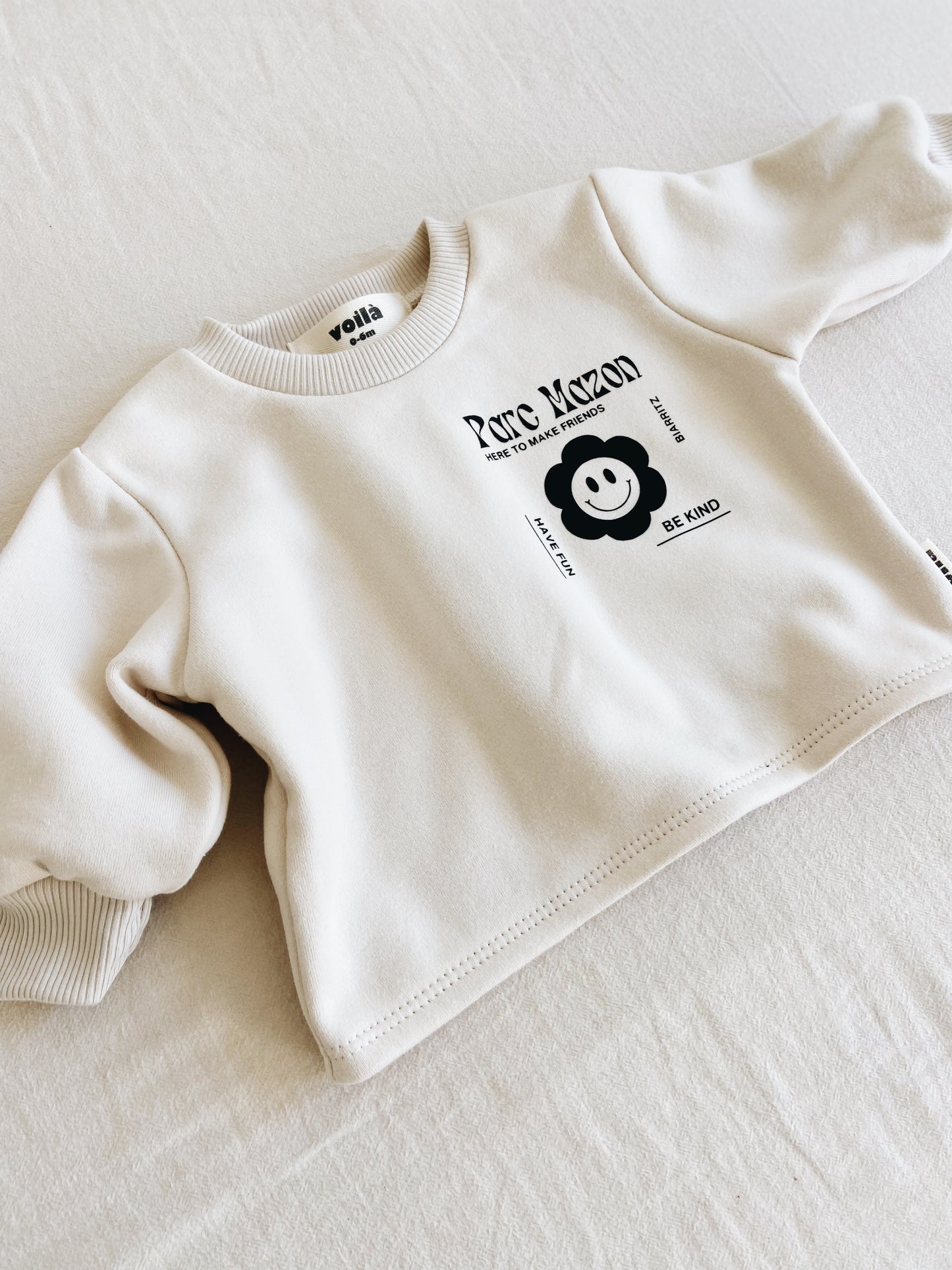 Sweat Crème "Parc Mazon"