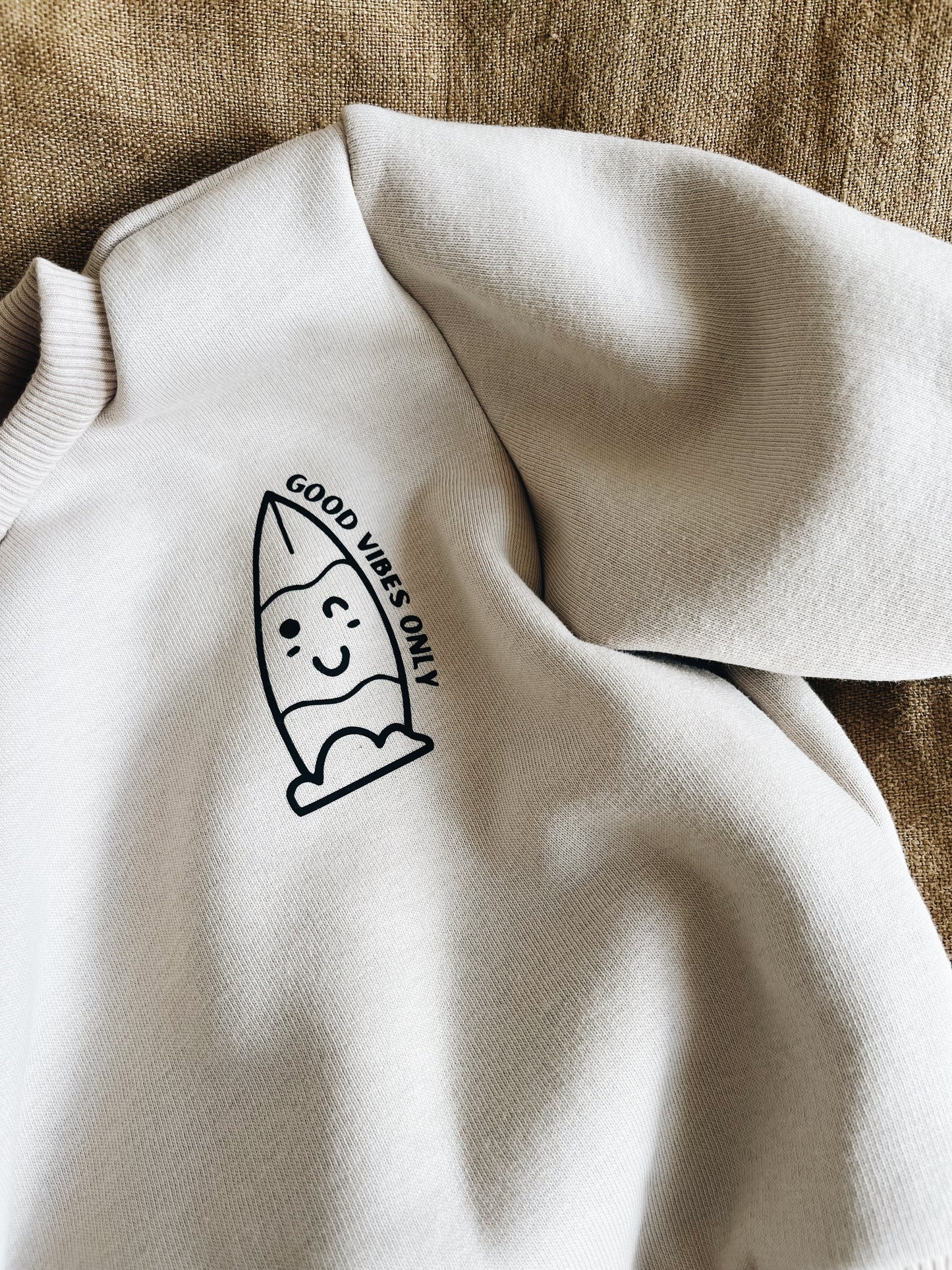 Sweat "Surfers paradise" À Personnaliser - Beige Foncé