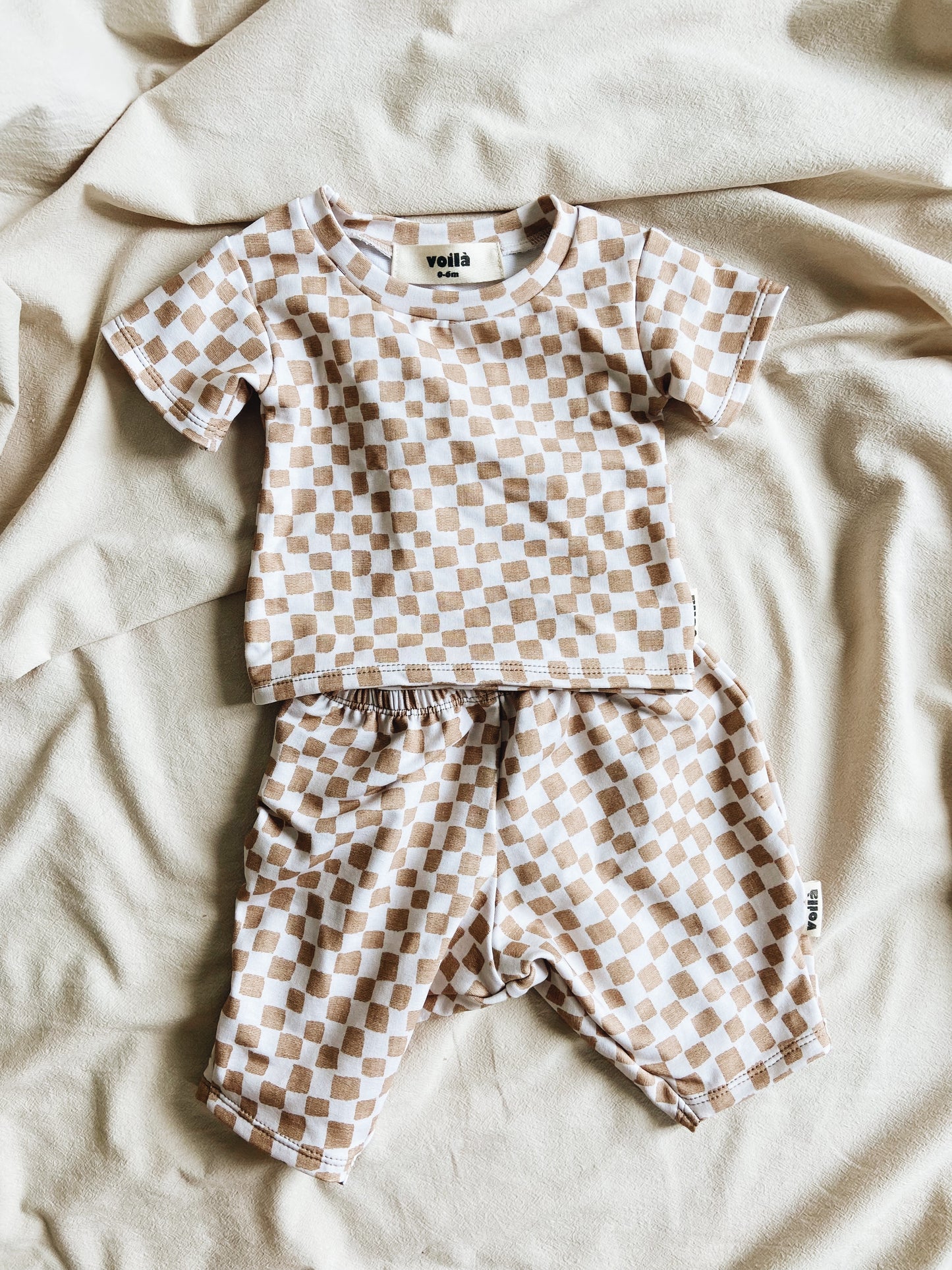 Haut Damier Coton bio
