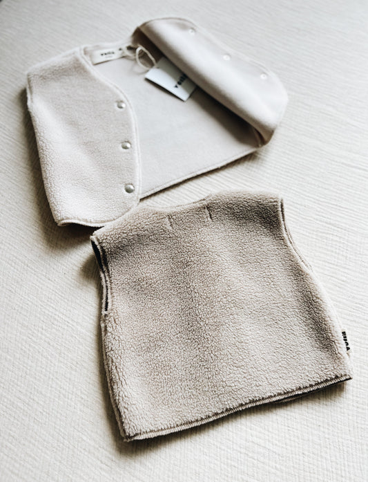 Gilet Teddy Crème – (Précommande, arrivée fin novembre)
