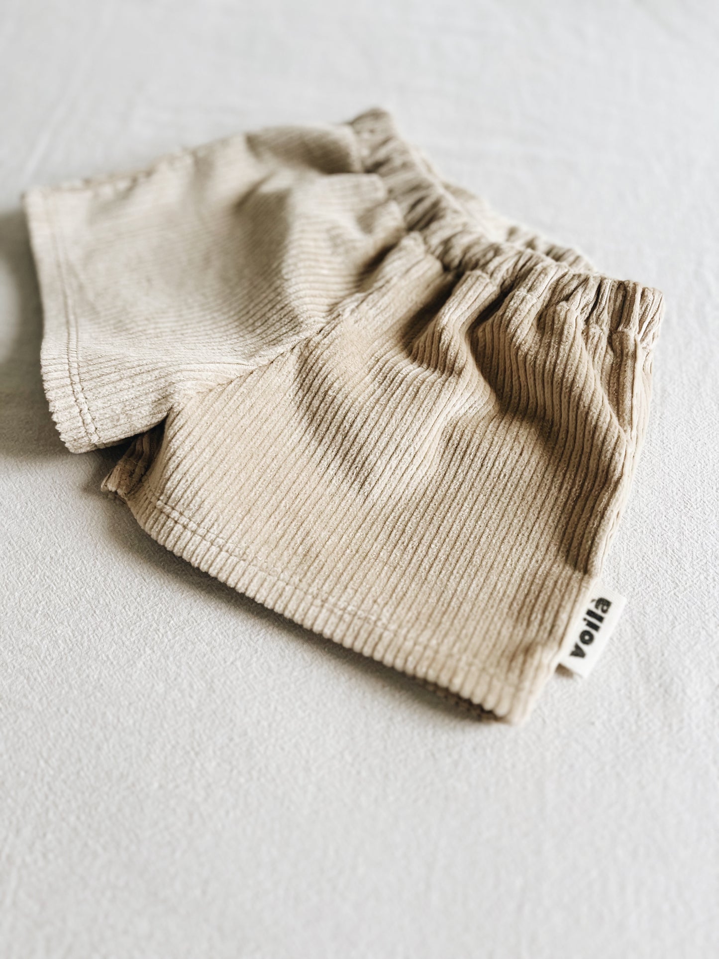 Short Loose Velours Côtelé