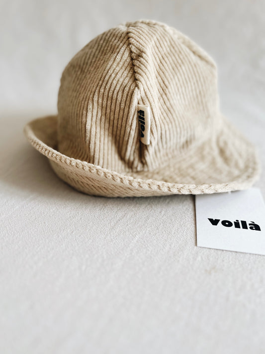 Chapeau Velours Côtelé