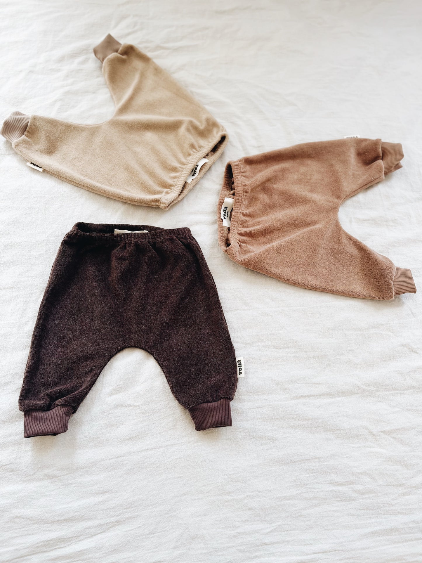 Pantalon Éponge Noisette