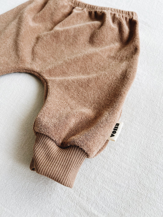Pantalon Éponge Noisette