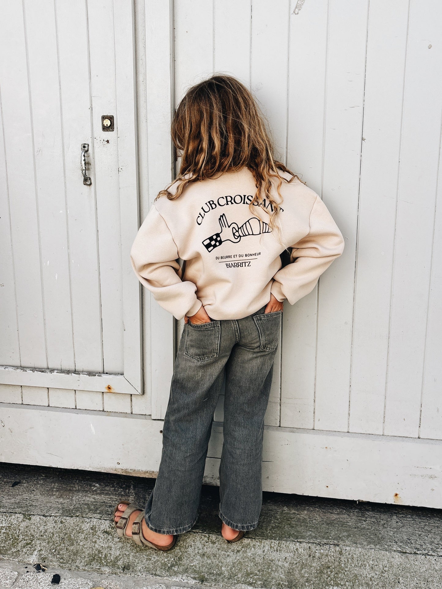 Sweat "Club croissant" À Personnaliser - Avoine