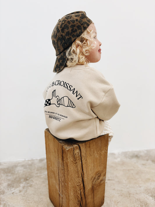 Sweat "Club croissant" À Personnaliser - Avoine