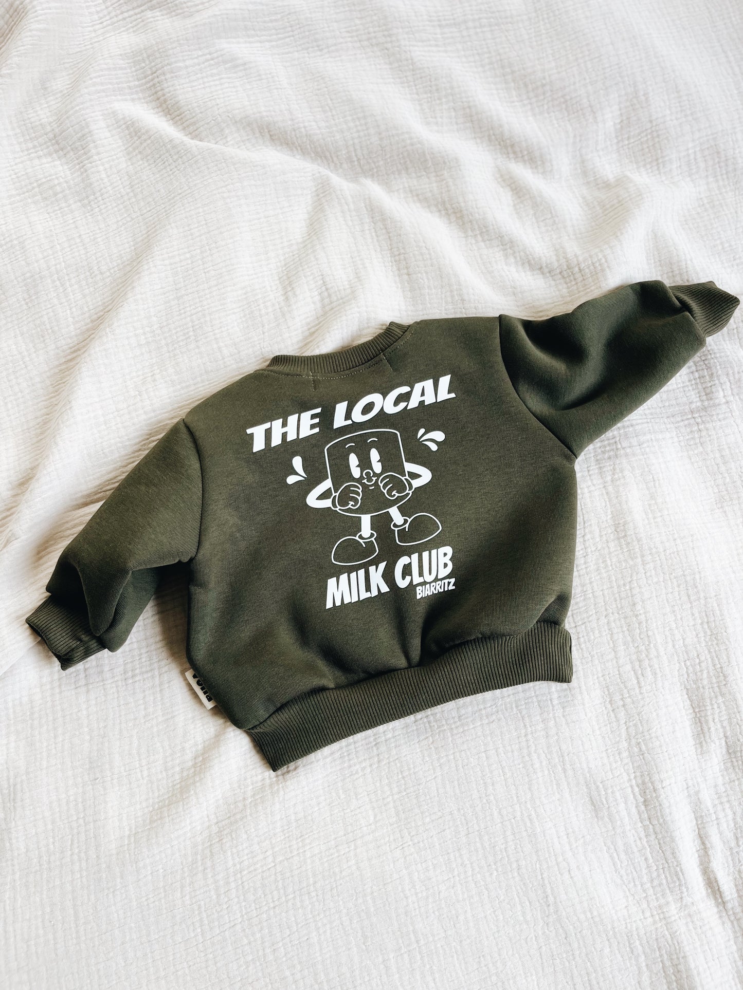 Sweat "The Local Milk Club" À Personnaliser - Vert Foncé