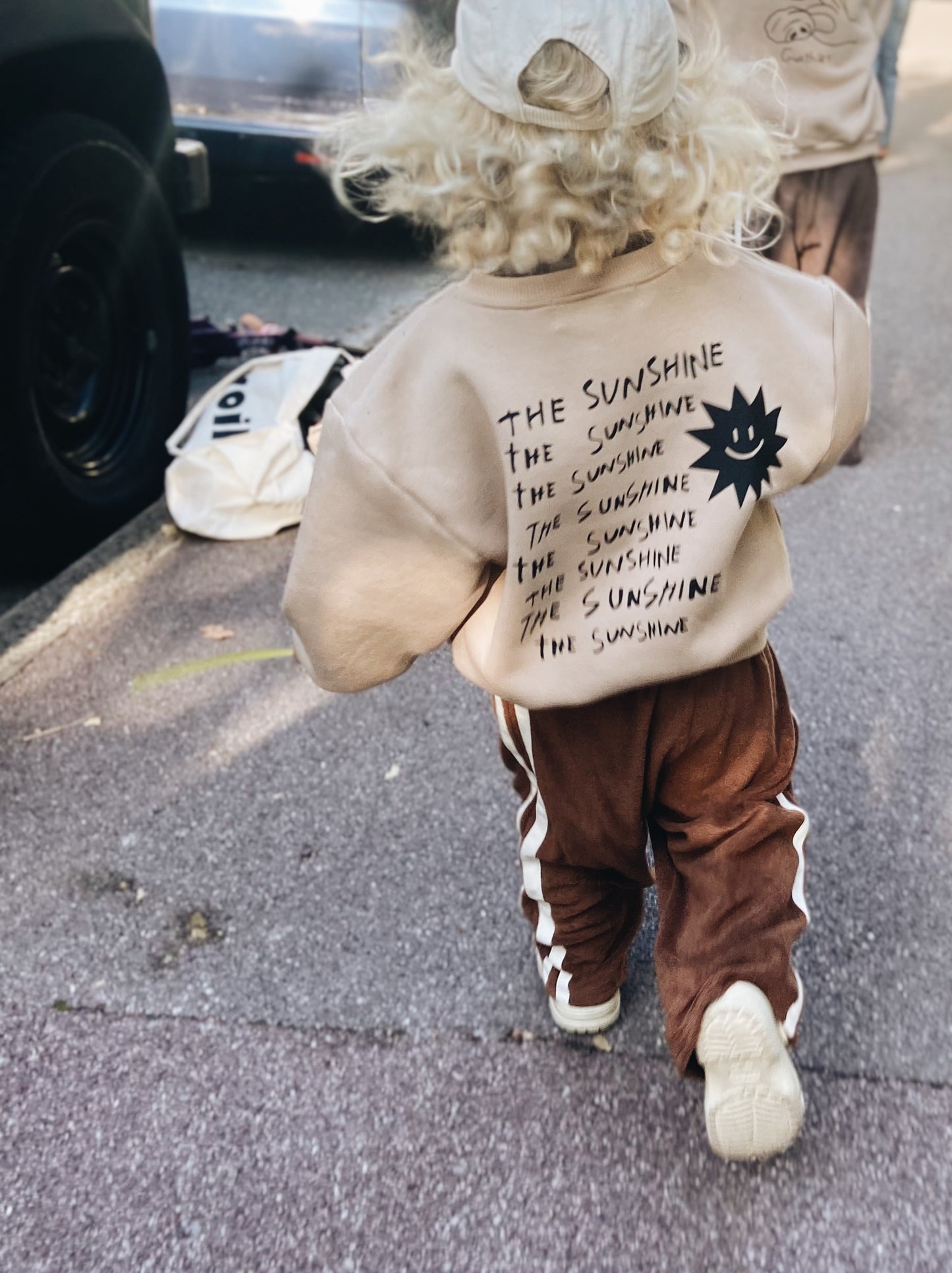 Sweat "The Sunshine" - Beige Foncé