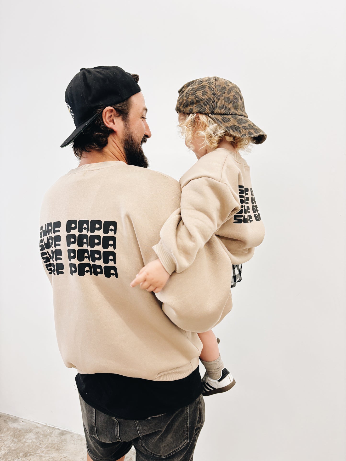 Sweat Adulte Homme "Surf Papa"