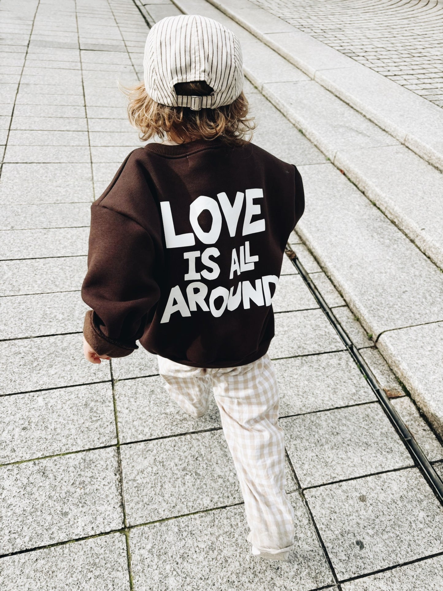 Sweat "Love" - Chocolat Noir