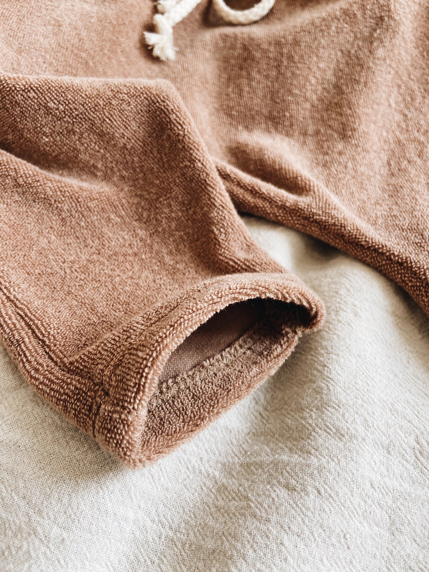 Hazelnut Terry Cloth Pants