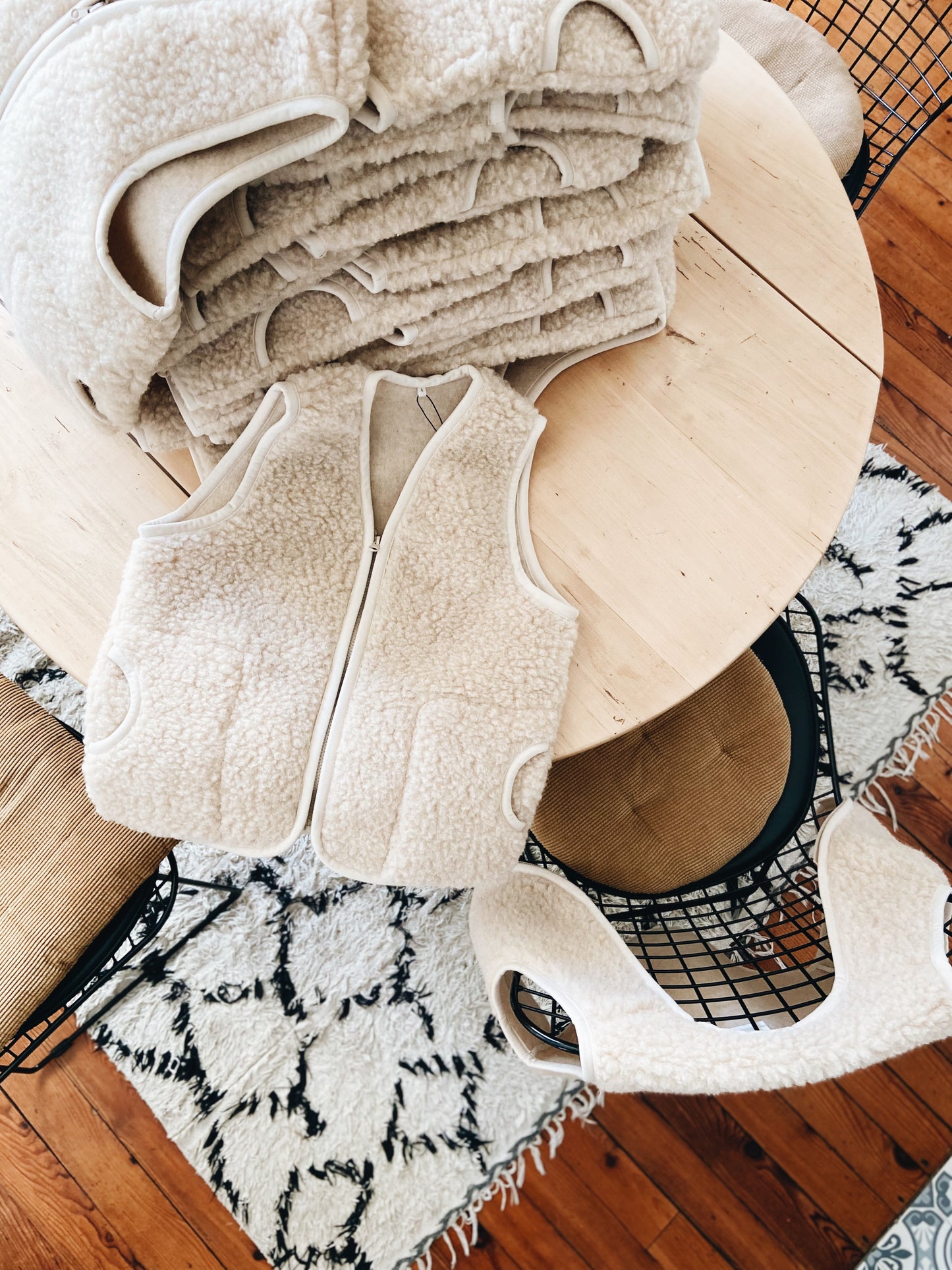 Gilet en laine de mouton