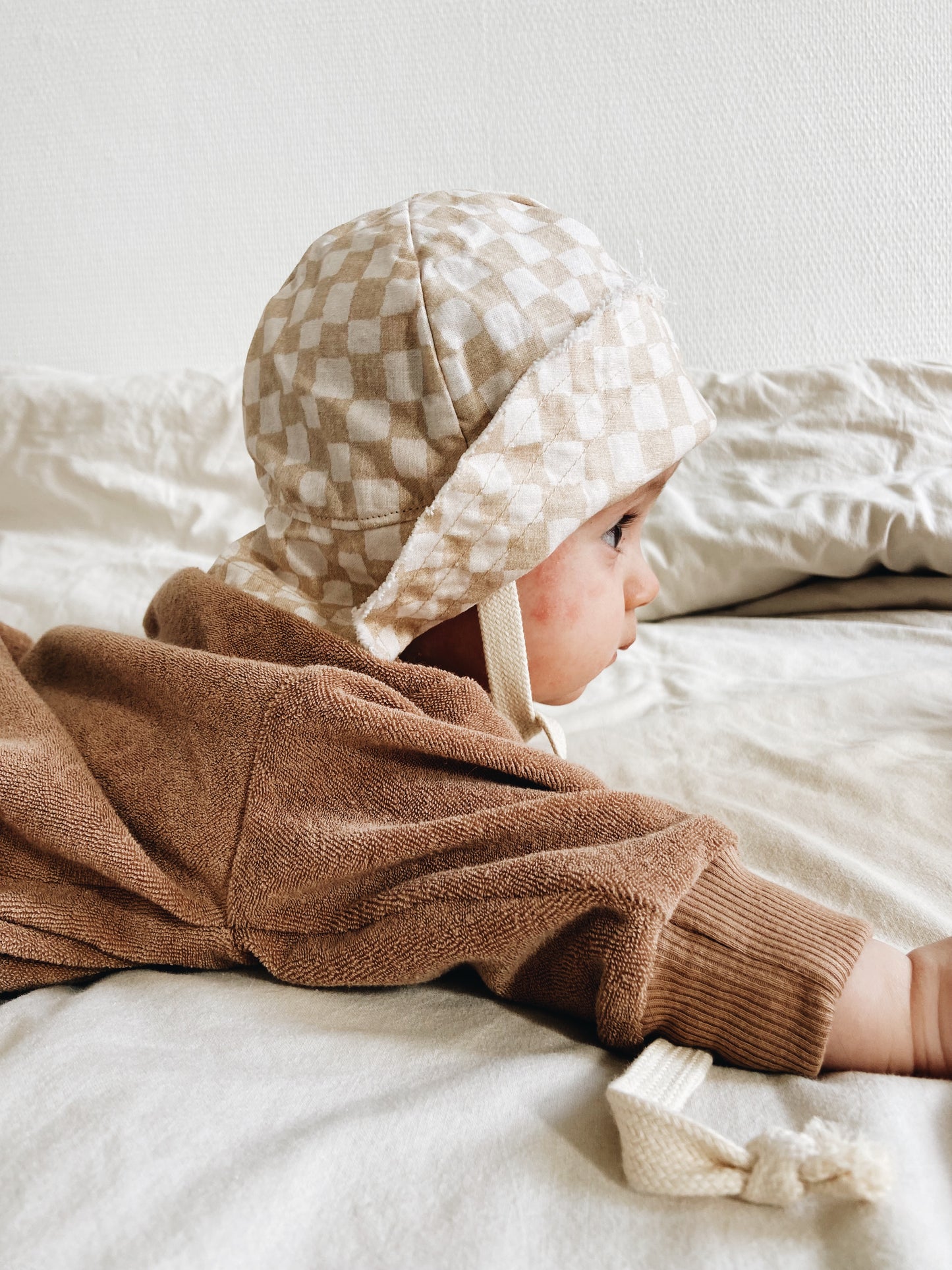 Chapeau Damier Beige