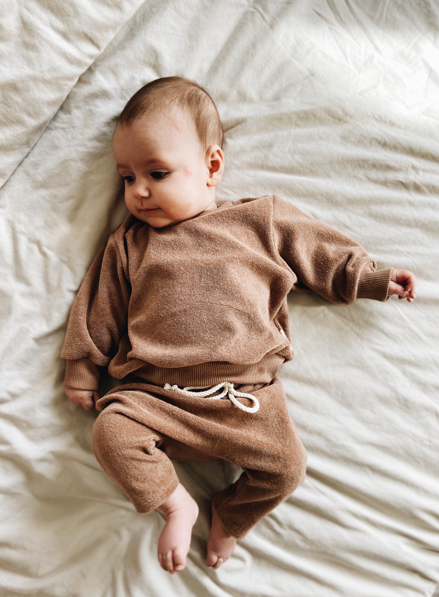 Hazelnut Terry Cloth Pants