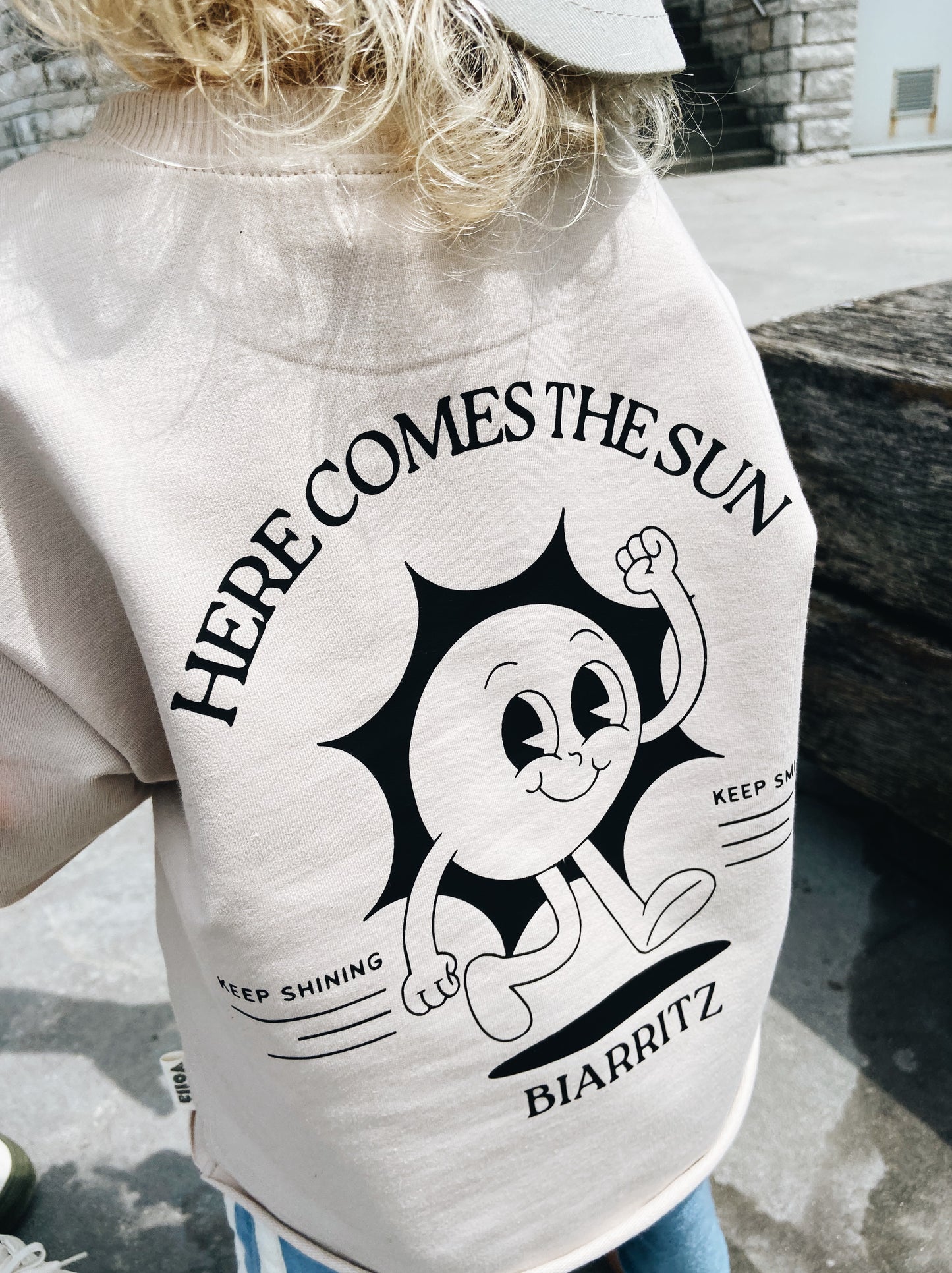 T-Shirt Oversize "Here comes the sun" - Avoine