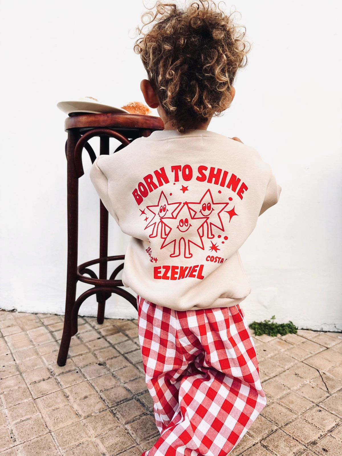 Sweat "Born To Shine" À Personnaliser - Avoine