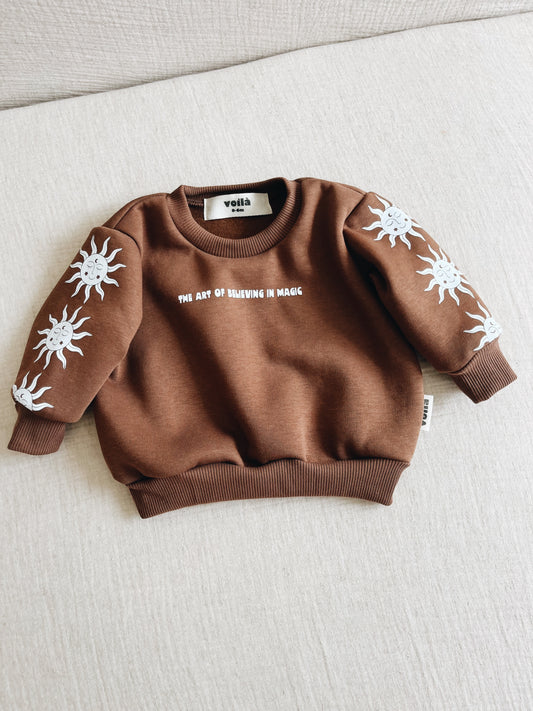 Sweat Marron "The art of believing in magic"