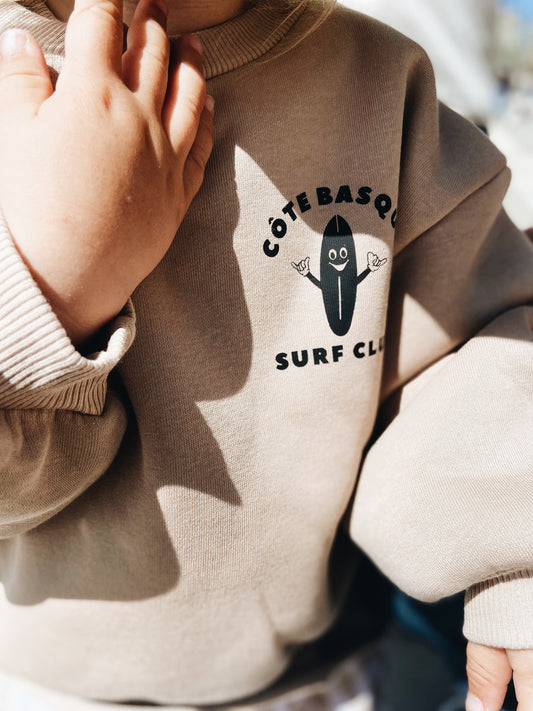 Sweat "Côte basque" - Beige foncé