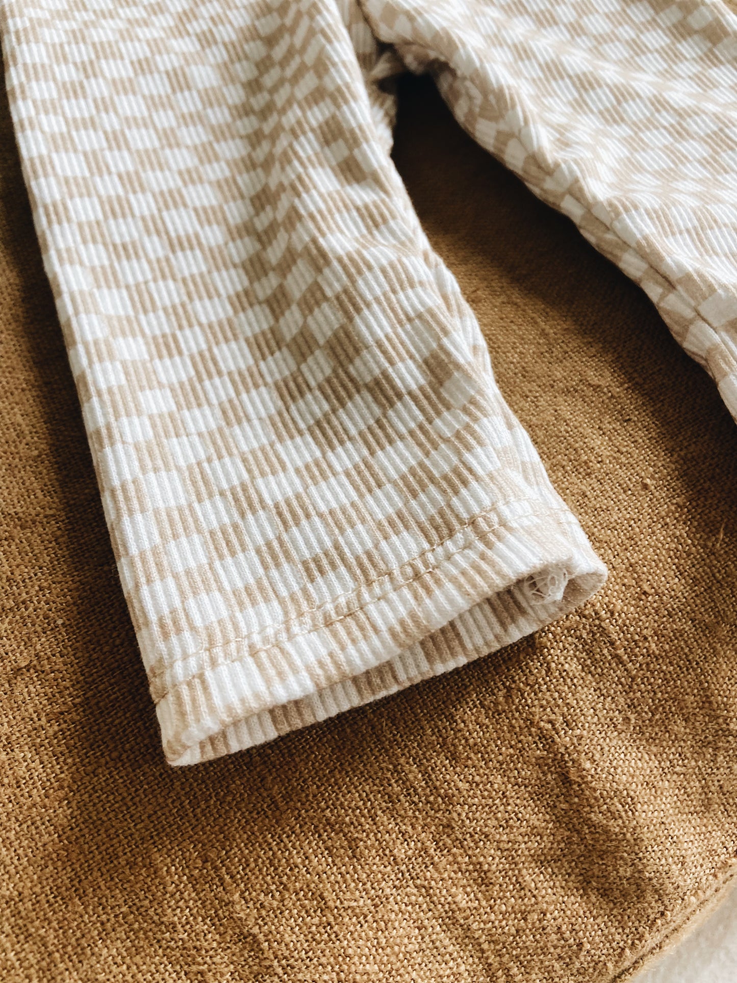 Organic Cotton Checkerboard Leggings