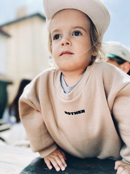 Sweat "Mother" - Beige Foncé