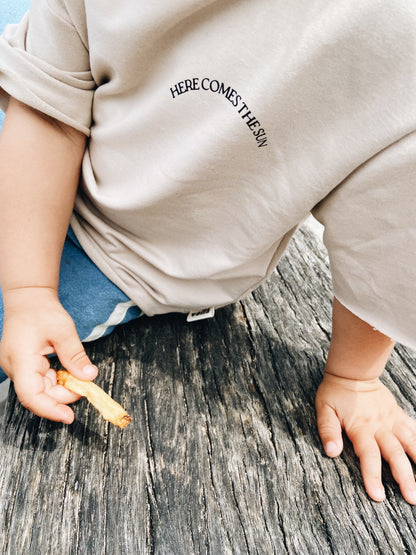 T-Shirt Oversize "Here comes the sun" - Avoine
