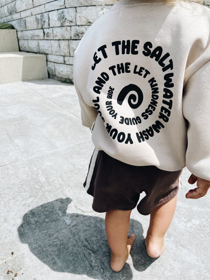 Sweat "Saltwater & Kindness" - Avoine