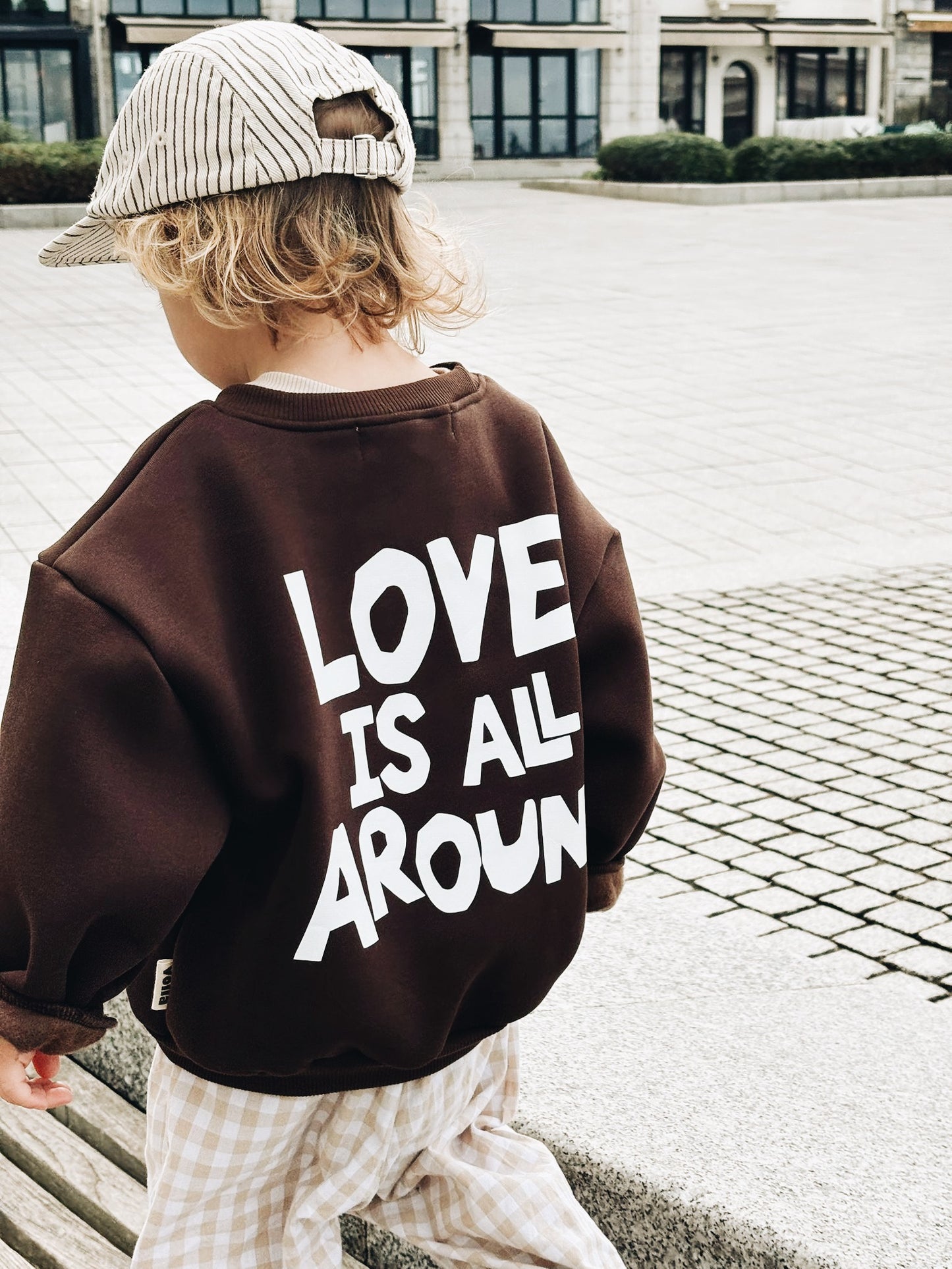 Sweat "Love" - Chocolat Noir