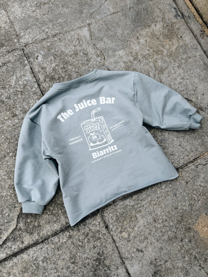 Sweat Léger "The Juice Bar" - Bleu Glacier