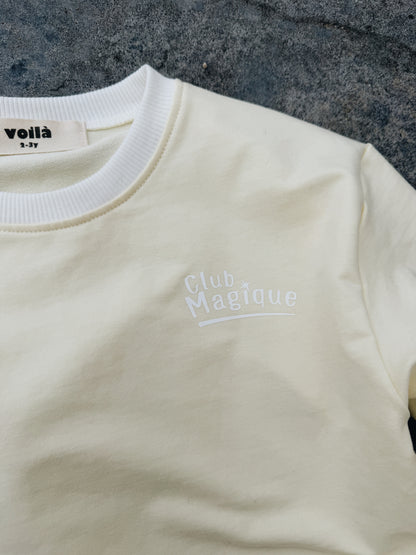 T-Shirt Oversize "Poney Club" - Citron Sorbet
