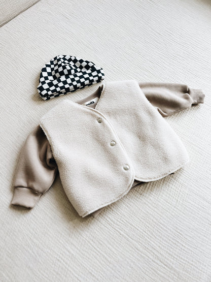 Gilet Teddy Crème – (Précommande, arrivée fin novembre)