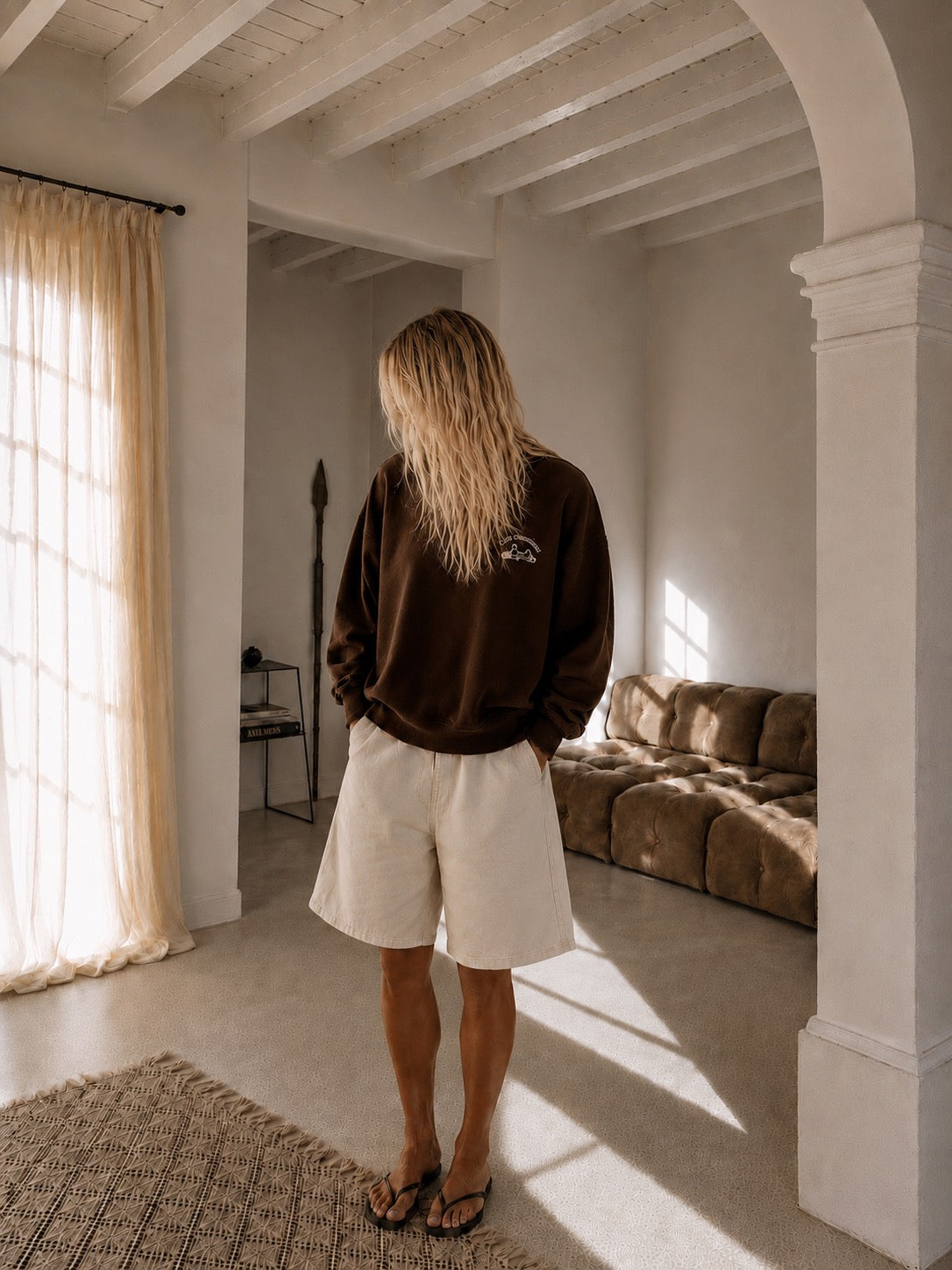 Sweat Adulte "Club Croissant" Chocolat Noir