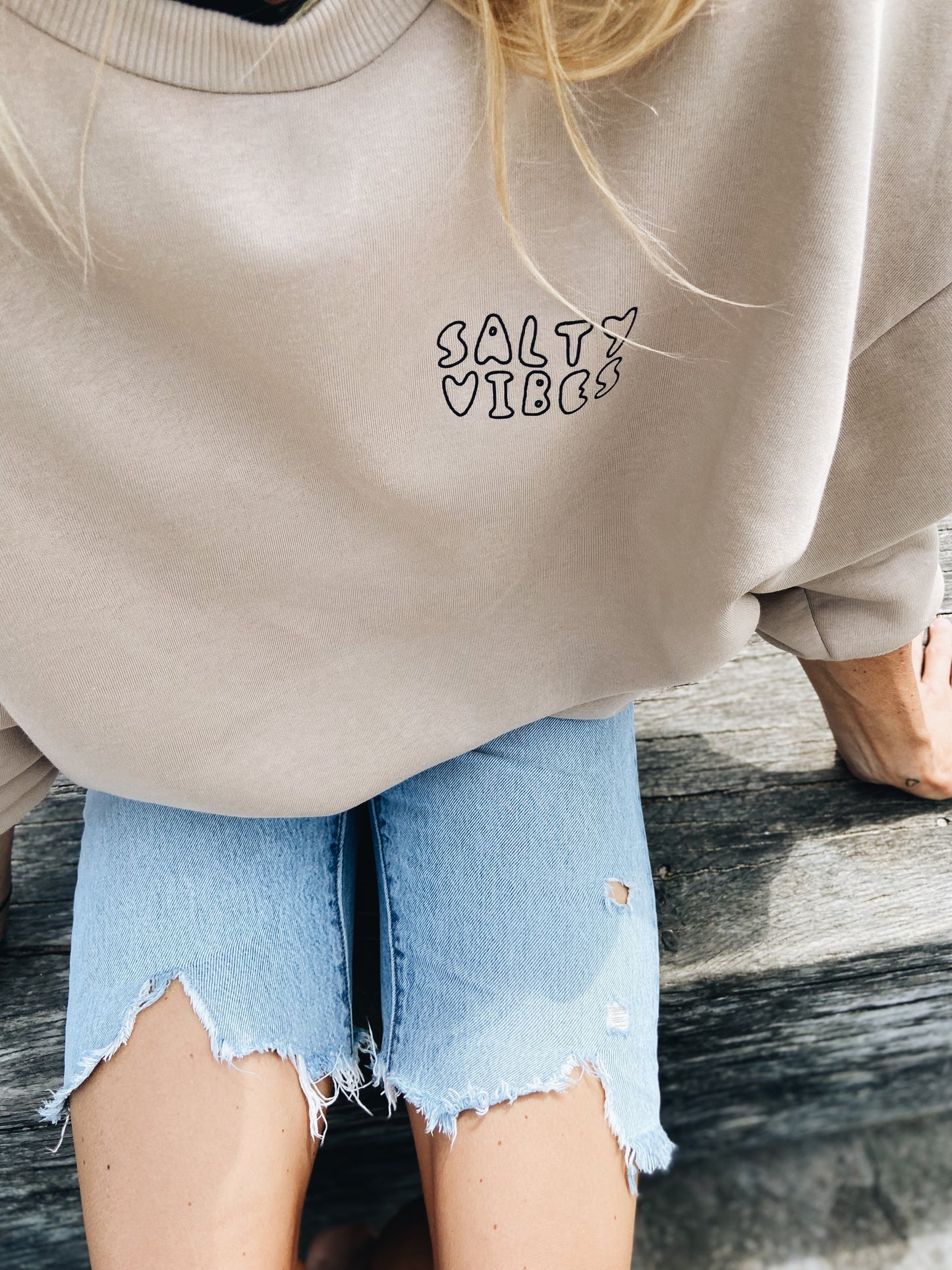 Sweat Adulte "Salty Vibes"