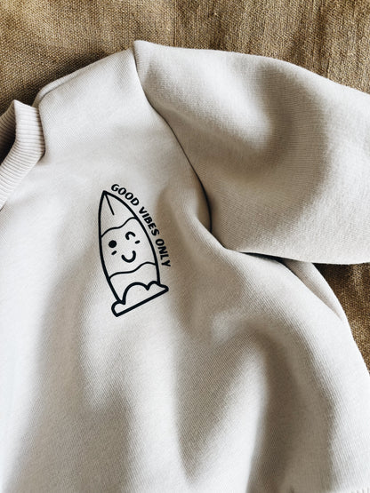 Sweat "Surfers paradise" À Personnaliser - Beige Foncé