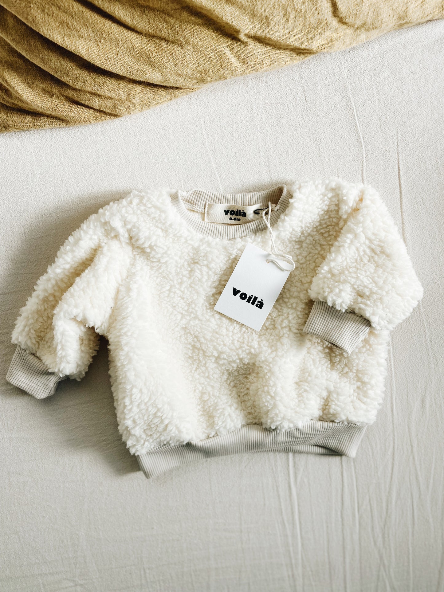 Sweat Teddy Crème