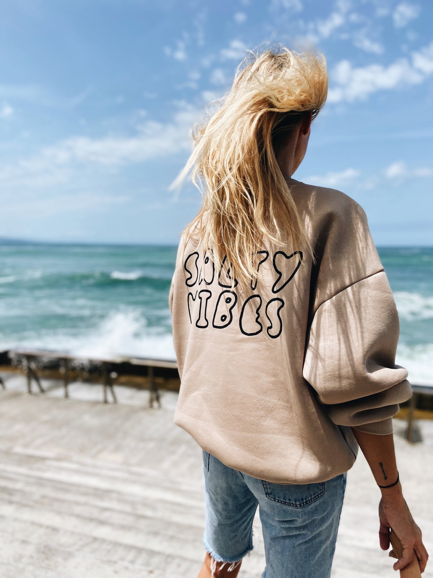 Sweat Adulte "Salty Vibes"