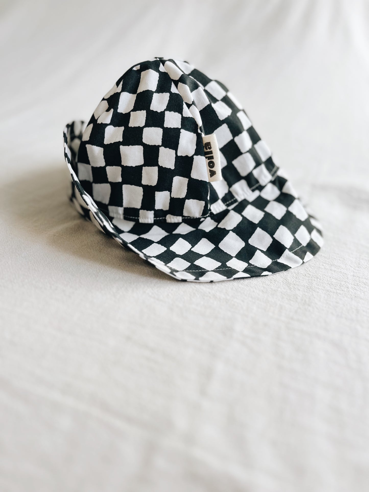 Blue Checkerboard Hat