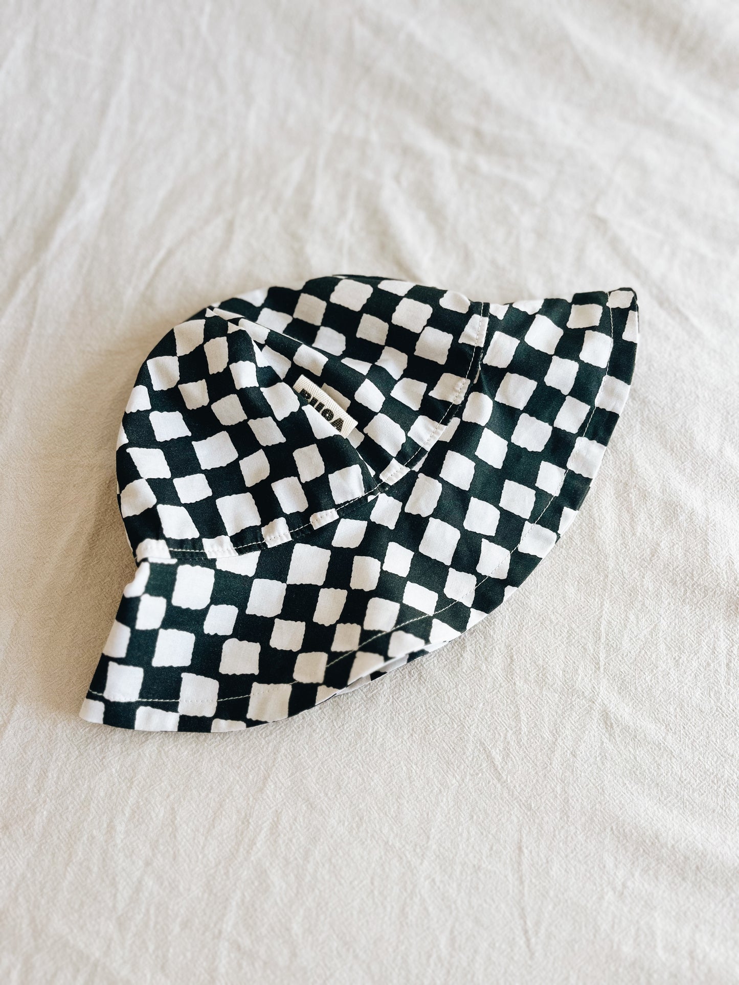 Blue Checkerboard Hat