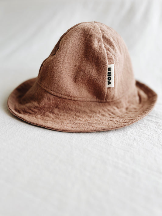 Plain Hazelnut Hat