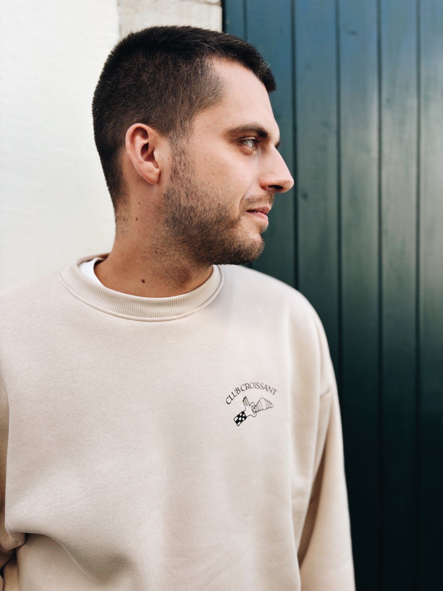 Sweat Adulte Homme "Club Croissant" À Personnaliser