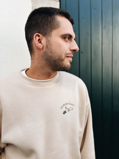 Sweat Adulte Homme "Club Croissant" À Personnaliser