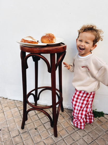 Pantalon Vichy Rouge