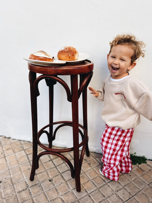 Pantalon Vichy Rouge