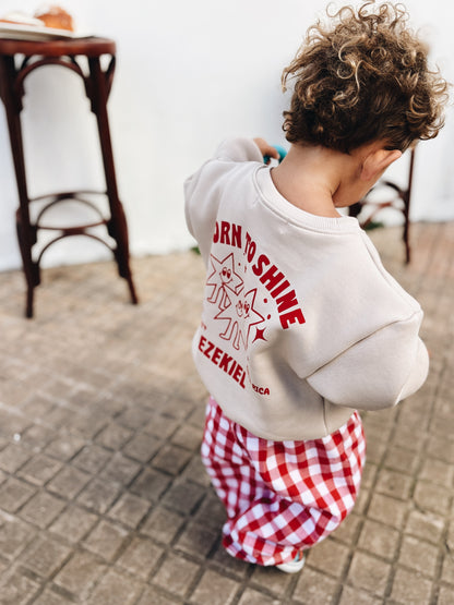 Sweat "Born To Shine" À Personnaliser - Avoine