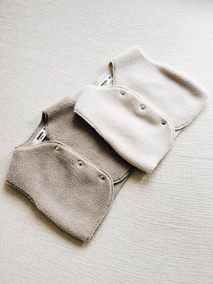 Gilet Teddy Crème – (Précommande, arrivée fin novembre)